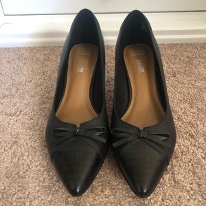 Clarks Black Heel